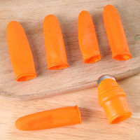 Couteau à pouce en silicone avec kit de protection anti-coupure pour les doigts, outils de jardinage pour la cueillette des fruits et légumes.