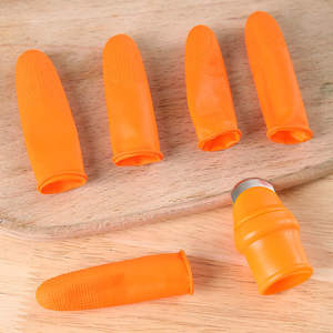 Силиконовый нож для большого пальца с антиобрезанным набором, садовые инструменты для чистки фруктов и овощей. - Product Image 5