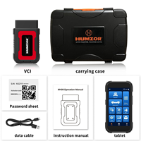Outil de diagnostic pour camions lourds et véhicules électriques commerciaux HUMZOR M400 avec fonction spéciale prenant en charge les camions 24V et les camions électriques via Wi-Fi