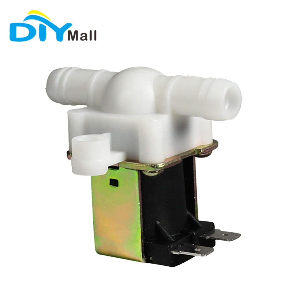 DC12Vプラスチック電気ソレノイドバルブ磁気N/Cウォーター