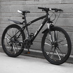 Bicicletta da montagna in acciaio ad alto tenore di carbonio da 24/26 pollici, 21/27 velocità, leggera, con freni a disco, per studenti e adulti, di alta qualità, all'ingrosso. - Product Image 5