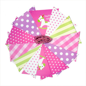Drapeau banderole en papier vintage vente en gros, banderoles de drapeaux, banderoles pour chambre d'enfants, <span class=keywords><strong>décoration</strong></span> de fête d'<span class=keywords><strong>anniversaire</strong></span> pour bébé - Product Image 4