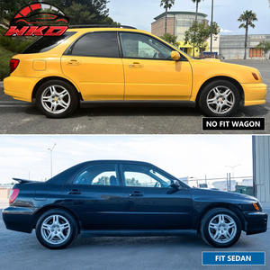 Pare-soleil de fenêtre en acrylique teinté fumé de style fin pour Subaru Impreza 2002-2007, déflecteur de vent, visière de voiture, protection contre la pluie - Product Image 3