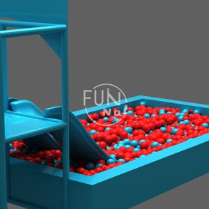 Location de fête populaire Soft Play Kids Square Ball Pit Intérieur Extérieur Grande <span class=keywords><strong>piscine</strong></span> <span class=keywords><strong>à</strong></span> <span class=keywords><strong>balles</strong></span> pour tout-petits avec toboggan - Product Image 5