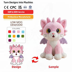 Fabricante de Peluches Personalizados, Mini Gato de Peluche, Dragón, Almohada de Girasol, Proveedor de Juguetes para Niños, Saiki k, Peluches de Animales Personalizados - Product Image 1