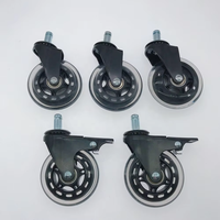 Harga Produsen Bantalan Bola Baja OEM 3 Inci 70mm Nylon Kapasitas 70kg Roda Caster untuk Dudukan TV