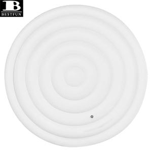 Vessie de <span class=keywords><strong>couverture</strong></span> de bain à remous <span class=keywords><strong>gonflable</strong></span> en PVC épaissi de 165cm, économie d'énergie <span class=keywords><strong>thermique</strong></span> efficace, <span class=keywords><strong>couverture</strong></span> de débordement de pluie protectrice - Product Image 4