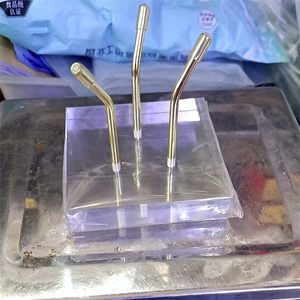 New arrivals pha lê bóng hiển thị căn cứ khắc Acrylic trong suốt hình vuông hình cầu chủ cho Sphere đứng - Product Image 3