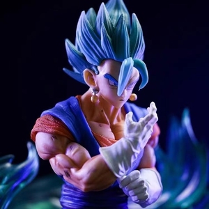 2025 Hot Bán 40Cm Rồng Dbz Siêu Saiyan Vegetto Với Ánh Sáng Phim Hoạt Hình Phim Hoạt Hình Bức Tượng PVC Hành Động Hình Búp Bê Bộ Sưu Tập - Product Image 2