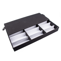 Logo personnalisé grand 18 grilles optique lunettes de soleil présentoir conseil panneau organisateur vitrine pour présentoirs de lunettes