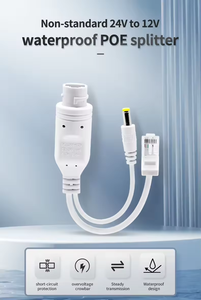 จอภาพกันน้ำแบบไม่แยกวงจร POE DC15V-24V 1.2A  วัสดุพลาสติกวิศวกรรม 15W 10/100Mbps สำหรับกล้องวงจรปิด - Product Image 3