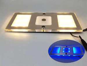 <span class=keywords><strong>Plafonnier</strong></span> <span class=keywords><strong>LED</strong></span> <span class=keywords><strong>12V</strong></span> 24V <span class=keywords><strong>Interrupteur</strong></span> tactile Dimmable Campervan RV Encastré <span class=keywords><strong>avec</strong></span> lentille en cristal acrylique de luxe - Product Image 4