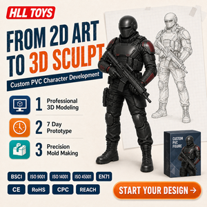 <span class=keywords><strong>Figurine</strong></span> de collection personnalisée OEM ODM en PVC et ABS pour cadeau promotionnel de marque et présentoir de bureau - Product Image 1