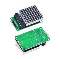 MAX7219 envoyer des fils Module d'affichage à LED Module de commande MCU Tube numérique 8*8 Module d'affichage à matrice de points à Diode électroluminescente