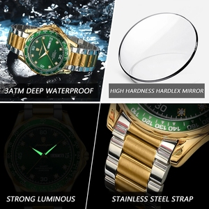 POEDAGAR 963 Marca Acero Inoxidable Deporte Relojes de Cuarzo para Hombre Reloj de Pulsera Masculino Impermeable Luminoso Fecha Semana Lujo Reloj para Hombres - Product Image 4
