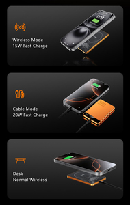 Power Bank Magnetico Wireless Ultra Sottile da 10000mAh con Display LED Digitale e Ricarica Rapida PD 20W per Viaggi - Product Image 5