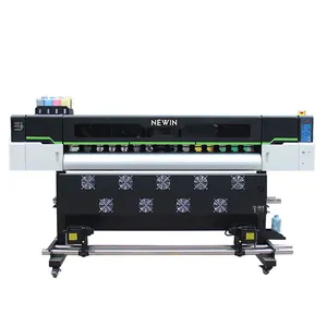 Fortune 1.8 m Roll to Roll UV Printer Use i3200-u1 print heads for wall paper label Printing Machinery plotter