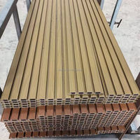 Paneles de Pared Resistentes a la Intemperie para Uso en Exteriores, Resistentes a los Rayos UV, Libres de Mantenimiento, WPC, Impermeables, Ignífugos, Paneles 3D para Cercas de Patio