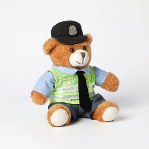 Pakaian Beruang Teddy Katun Terinspirasi Polisi untuk Beruang Teddy Ukuran 14\"-18\" - Product Image 6