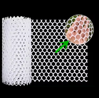 Clôture en treillis métallique en plastique noir pour volaille chiens lapin serpent barrière et jardinage treillis métallique de poulet en plastique Durable