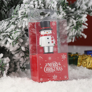 Christmas Wine Stopper Snowman Design Plastic <b>Bottle</b> Party Favor Decorative - Product Image 2