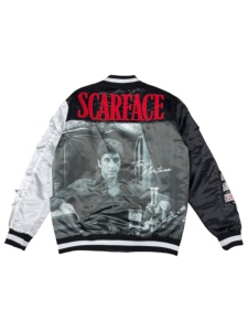 Men Varsity Color-block <b>Patchwork</b> PU Leather Embroidered Intricate Letter Sleeves Autumn American-style High-street Casual - Product Image 3