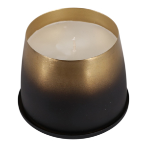 Candela Profumata Maison Illuminare in Contenitore Metallico Oro-Nero Sfumato, Decorativa per Uso Interno Domestico - Product Image 2