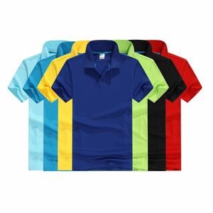 Mesh Quick Drying Lapel Polo Shirt Custom Printed logo Advertising Shirt Workwear Custom Outdoor Sports Short Sleeved Shirt