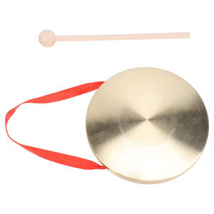 Instrument Gong Tam Tam Gong Instrument de <span class=keywords><strong>percussion</strong></span> traditionnel chinois avec maillet et ruban rouge pour <span class=keywords><strong>festival</strong></span> de mariage - Product Image 3