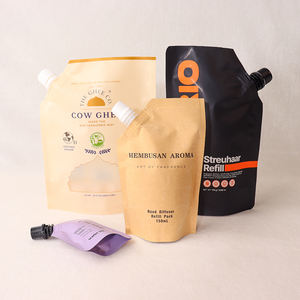 Sac en plastique debout coloré fait sur commande de poche de bec de boisson liquide avec le bec <span class=keywords><strong>pour</strong></span> l'emballage d'aliments liquides - Product Image 6