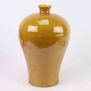 Jarrón de <span class=keywords><strong>Porcelana</strong></span> Antigua de la Dinastía <span class=keywords><strong>Ming</strong></span>, Bajo Esmalte, Hecho a Mano, de Lujo, Tallado con Dragón Chino y Flor de Ciruelo, para Colección y Decoración del Hogar - Product Image 3