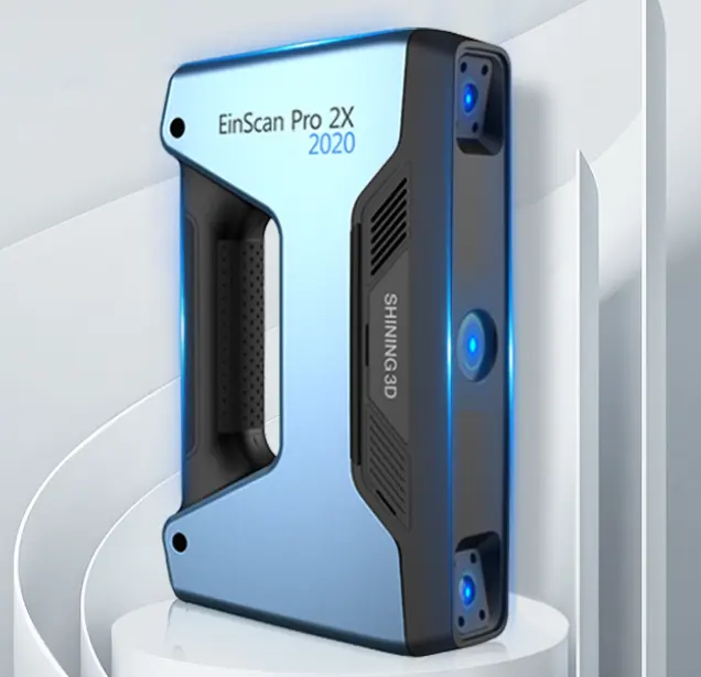 Einscan Pro pemindai 3D, pemindai 3d genggam Multi fungsi bersinar 3d 2X 2020 V2 HD untuk Printer 3D