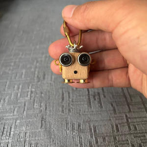 Creatieve DIY handgemaakte punk houten metalen robot hanger SG-001 ander merk cadeau voor tas charme & auto - Product Image 3