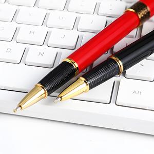 Di lusso Heavy Executive metallo rullo penna a sfera Logo personalizzato goffrato vendita calda regalo con Logo personalizzato - Product Image 5