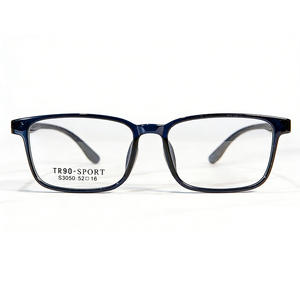Monturas de Gafas Deportivas Cuadradas Tr90 S3050 52 16, Ligeras, Montura Completa, Unisex, Lentes de Plástico, Origen Danyang - Product Image 1