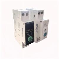 Interruptor de Circuito Inteligente TUYA WiFi 1P+N para Riel DIN con Medición y Monitoreo, Cobre, 90V-260V 50/60Hz, para el Hogar