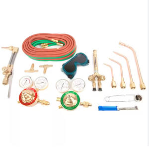 American <b>Heavy</b>-<b>Duty</b> CGA540/510 Brass Welding and Cutting <b>Torch</b> Kit Excellent Industrial Portability and Safety Features - Product Image 4