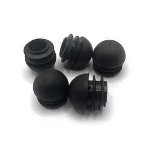 ปลั๊กพลาสติกรูปทรงกระสุน 8-32 มม. ฝาปิดท่อกลมสีดำสำหรับท่อฮาร์ดแวร์ - Product Image 3