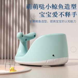 Silla de Baño para Bebé Whale, Color Verde Menta, Reclinable, Soporte de 0 a 12 Meses, Asiento Antideslizante para Bañera - Product Image 4