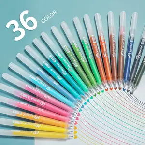 36 색 Morandi 컬러 젤 펜 박스형 만년필 6 세트 편지지 편지지 서명 펜 도매