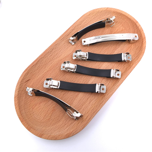 Нескользящие французские заколки для волос с кожаным покрытием, заколки «сделай сам», аксессуары для волос с бантом - Product Image 4