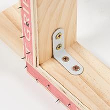 Marco Ajustable de 90x90cm para Tufting, Bastidor de Madera para Pistola de Tufting, Suministros para Hacer Alfombras DIY - Product Image 3