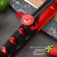 Nouvelle tige d'affûtage multifonctionnelle 4 en 1 réglable pour la cuisine domestique, pierre à aiguiser, aiguiseur de couteaux