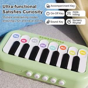 Simulation personnalisée des Lumières Dessin Animé <span class=keywords><strong>Piano</strong></span> Clavier Clé Jouets pour Enfants Musique Multifonctionnelle Mini Poches <span class=keywords><strong>Piano</strong></span> Électronique - Product Image 3