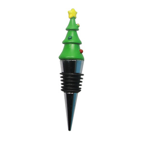 Santa Claus Wine Stopper Plastic Christmas Bottle Red Wine Gift Decorative - Product Image 2