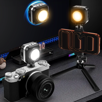 Lumière d'appoint magnétique 2700-6500K, 3 températures de couleur, trou de filetage 1/4'', LED COB étanche, CRI 95, lumière vidéo pour la photographie