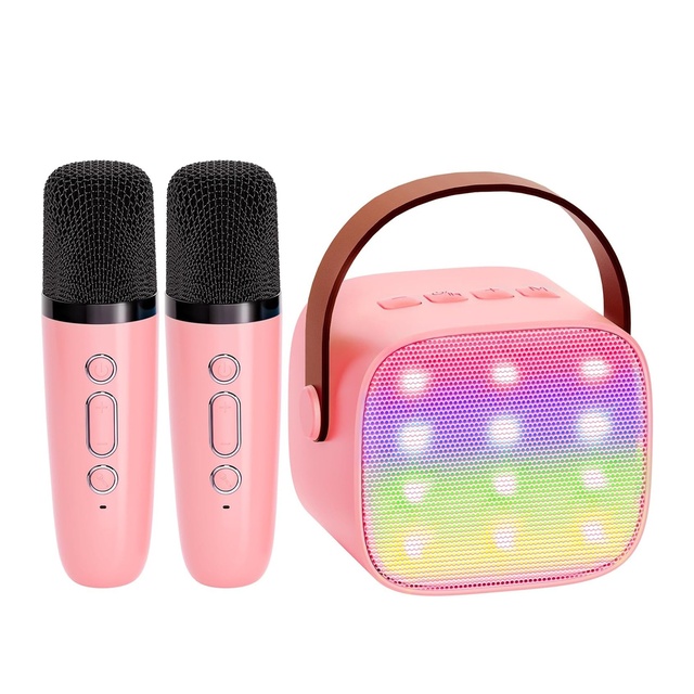 For Mini Karaoke All-in-One Machine Portable Wireless Microphone Built-in for Outdoor K-Song K1 Speaker ABS Material