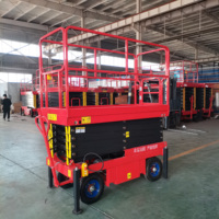 Plateforme élévatrice mobile à ciseaux électrique remorquable Huali HLPT-0810 4M 6m 8m 10m, capacité 500 kg
