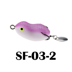 เหยื่อตกปลารูป<span class=keywords><strong>กบ</strong></span><span class=keywords><strong>ยาง</strong></span>แบบกลวงขนาดเล็ก 50 มม./13 กรัม 40 มม./8 กรัม เหยื่อปลอมรูปกบ เหยื่อตกปลาแบบนิ่ม เหยื่อตกปลาไบโอนิค - Product Image 2