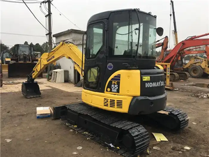 เครื่องขุดขนาดเล็ก Komatsu 55ใช้รถขุดให้วิศวกรรมคาวาซากิและเครื่องจักรก่อสร้างเครื่องยนต์ดีเซล Komatsu 5ตัน - Product Image 5